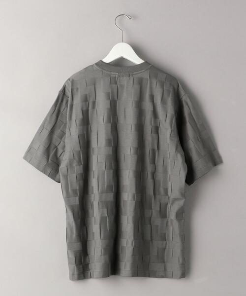 BEAUTY&YOUTH UNITED ARROWS(ビューティーアンドユースユナイテッドアローズ)の「BY ブロック リンク Tシャツ(Tシャツ/カットソー・メンズ・ホワイト/ネイビー/オリーブ・X-LARGE/LARGE/MEDIUM/SMALL)」の4枚目の写真