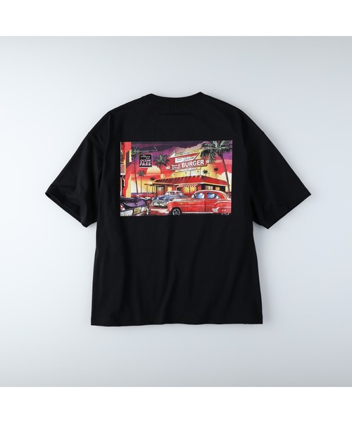 RAG MACHINE（ラグマシーン）の「【RAG MACHINE】ＵＳＡグラフィックＴシャツ（Tシャツ/カットソー・メンズ・ホワイト/ベージュ/ブラック・M/XL/L）」の10枚目の写真