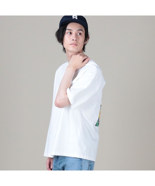 RAG MACHINE（ラグマシーン）の「【RAG MACHINE】ＵＳＡグラフィックＴシャツ（Tシャツ/カットソー・メンズ・ホワイト/ベージュ/ブラック・M/XL/L）」の13枚目の写真