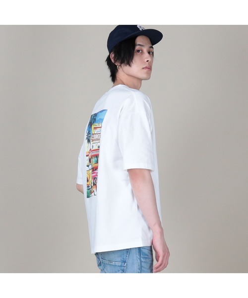 RAG MACHINE（ラグマシーン）の「【RAG MACHINE】ＵＳＡグラフィックＴシャツ（Tシャツ/カットソー・メンズ・ホワイト/ベージュ/ブラック・M/XL/L）」の14枚目の写真