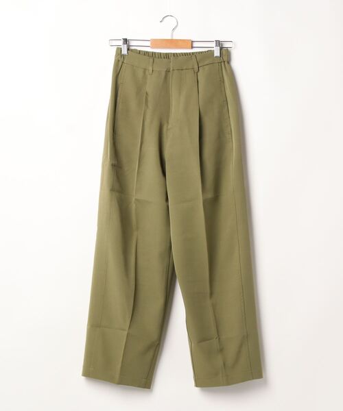 STYLEBLOCK(スタイルブロック)の「タッサーソフトコクーンセンタープレスワイドパンツ(その他パンツ・レディース・ライトベージュ/マスタード/オレンジ/カーキ/ラベンダー/ベージュ/ピンク/ブラック・M)」の1枚目の写真