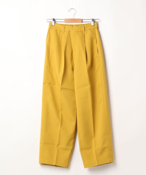 STYLEBLOCK(スタイルブロック)の「タッサーソフトコクーンセンタープレスワイドパンツ(その他パンツ・レディース・ライトベージュ/マスタード/オレンジ/カーキ/ラベンダー/ベージュ/ピンク/ブラック・M)」の6枚目の写真