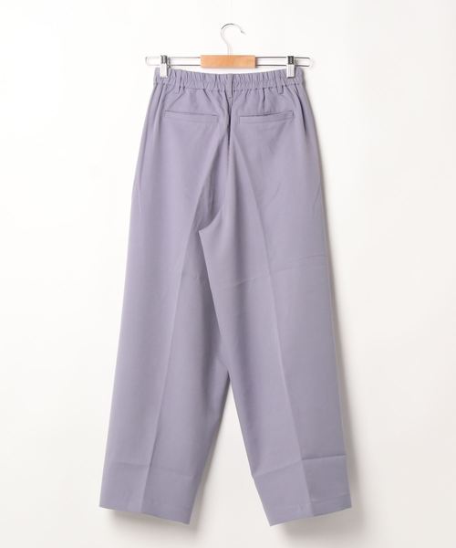 STYLEBLOCK(スタイルブロック)の「タッサーソフトコクーンセンタープレスワイドパンツ(その他パンツ・レディース・ライトベージュ/マスタード/オレンジ/カーキ/ラベンダー/ベージュ/ピンク/ブラック・M)」の10枚目の写真