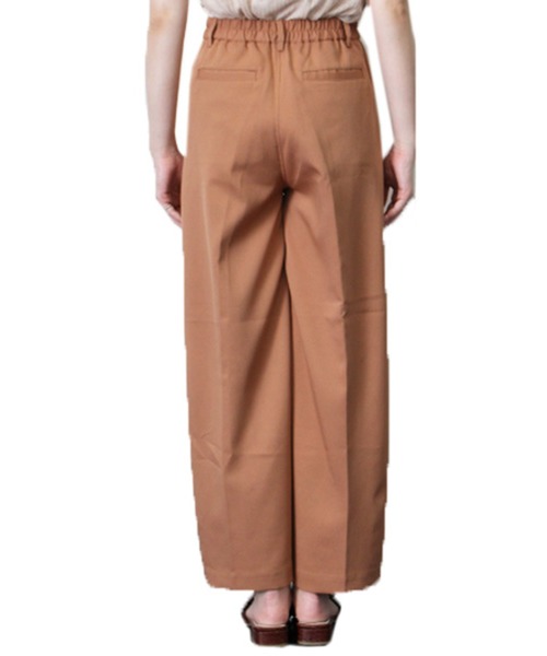 STYLEBLOCK(スタイルブロック)の「タッサーソフトコクーンセンタープレスワイドパンツ(その他パンツ・レディース・ライトベージュ/マスタード/オレンジ/カーキ/ラベンダー/ベージュ/ピンク/ブラック・M)」の11枚目の写真