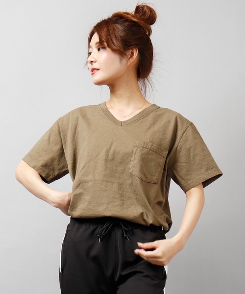 Goodwear(Since1983) Vネックポケット半袖Tシャツ ポケT（Tシャツ/カットソー）｜Goodwear(Since1983)（グッドウェア）