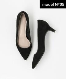 green label relaxing | ◆model NO.05◆ D ポインテッド プレーン パンプス ブラック (5.0cmヒール)(パンプス)