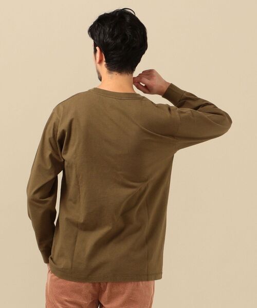 Russell Athletic（ラッセルアスレティック）の「【SHIPS別注】RUSSELL ATHLETIC: ユーズド加工 プリント ロンT（Tシャツ/カットソー・メンズ・ホワイト/ライトホワイト/ネイビー/グリーン・SMALL/MEDIUM/LARGE/X-LARGE）」の19枚目の写真