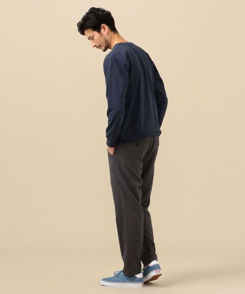 Russell Athletic（ラッセルアスレティック）の「【SHIPS別注】RUSSELL ATHLETIC: ユーズド加工 プリント ロンT（Tシャツ/カットソー・メンズ・ホワイト/ライトホワイト/ネイビー/グリーン・SMALL/MEDIUM/LARGE/X-LARGE）」の16枚目の写真