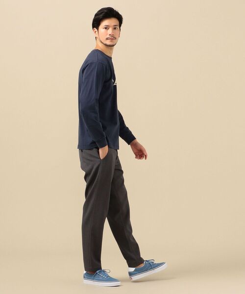 Russell Athletic（ラッセルアスレティック）の「【SHIPS別注】RUSSELL ATHLETIC: ユーズド加工 プリント ロンT（Tシャツ/カットソー・メンズ・ホワイト/ライトホワイト/ネイビー/グリーン・SMALL/MEDIUM/LARGE/X-LARGE）」の8枚目の写真