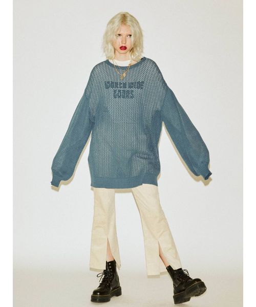 jouetie（ジュエティ）の「フロントスリットパンツ（その他パンツ・レディース・ブラウン/パープル/ブラック/アイボリー・MEDIUM）」の9枚目の写真