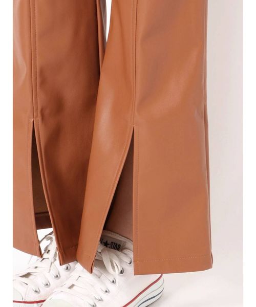 jouetie（ジュエティ）の「フロントスリットパンツ（その他パンツ・レディース・ブラウン/パープル/ブラック/アイボリー・MEDIUM）」の8枚目の写真