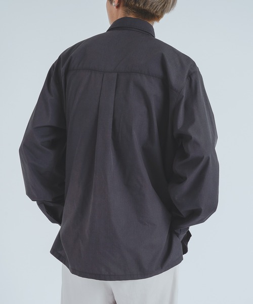 epnok（エプノック）の「サイドスリットドレスシャツ（シャツ/ブラウス・メンズ・ブラック/オフホワイト・MEDIUM/LARGE）」の17枚目の写真