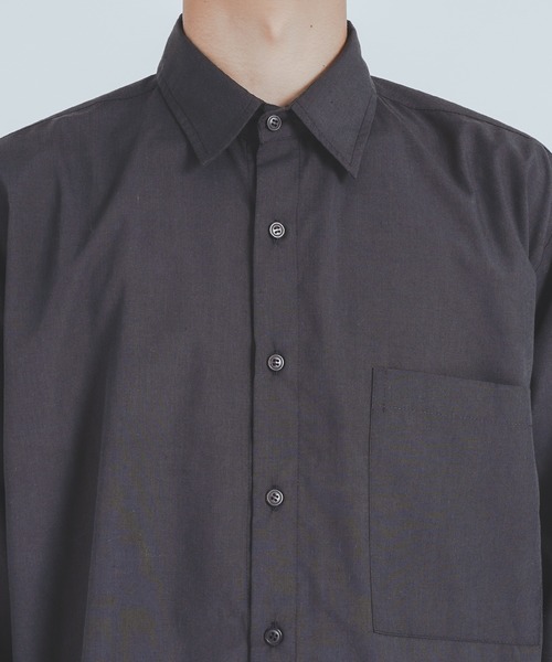 epnok（エプノック）の「サイドスリットドレスシャツ（シャツ/ブラウス・メンズ・ブラック/オフホワイト・MEDIUM/LARGE）」の22枚目の写真