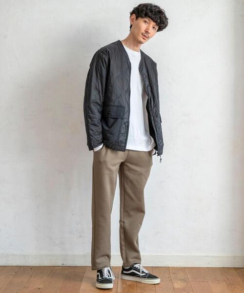 coen（コーエン）の「OUTLAST(R)中綿ミリタリージャケット#（ミリタリージャケット・メンズ・ブラック/オリーブ・LARGE/MEDIUM/SMALL/X-LARGE）」の22枚目の写真