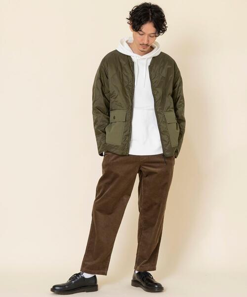 coen（コーエン）の「OUTLAST(R)中綿ミリタリージャケット#（ミリタリージャケット・メンズ・ブラック/オリーブ・LARGE/MEDIUM/SMALL/X-LARGE）」の18枚目の写真