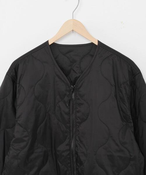 coen（コーエン）の「OUTLAST(R)中綿ミリタリージャケット#（ミリタリージャケット・メンズ・ブラック/オリーブ・LARGE/MEDIUM/SMALL/X-LARGE）」の12枚目の写真