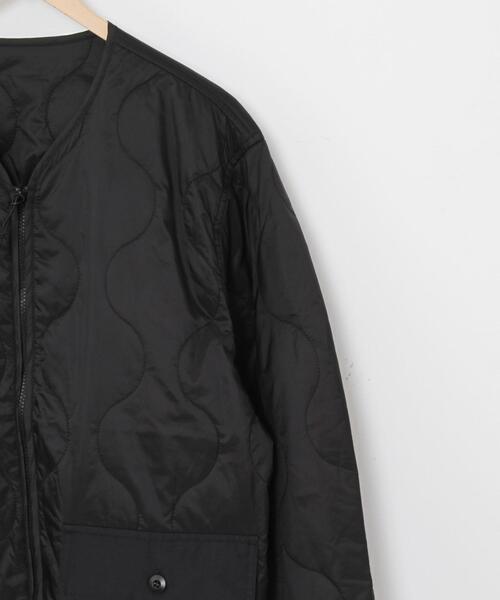 coen（コーエン）の「OUTLAST(R)中綿ミリタリージャケット#（ミリタリージャケット・メンズ・ブラック/オリーブ・LARGE/MEDIUM/SMALL/X-LARGE）」の13枚目の写真