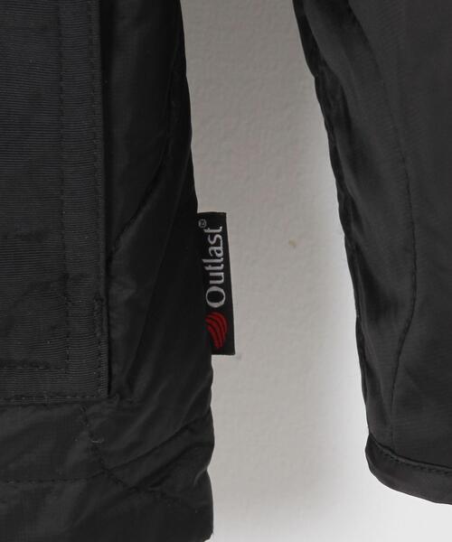 coen（コーエン）の「OUTLAST(R)中綿ミリタリージャケット#（ミリタリージャケット・メンズ・ブラック/オリーブ・LARGE/MEDIUM/SMALL/X-LARGE）」の4枚目の写真