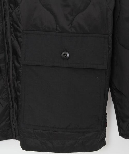 coen（コーエン）の「OUTLAST(R)中綿ミリタリージャケット#（ミリタリージャケット・メンズ・ブラック/オリーブ・LARGE/MEDIUM/SMALL/X-LARGE）」の5枚目の写真