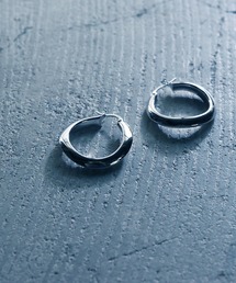 YArKA（ヤーカ）の「【YArKA/ヤーカ】silver925 distortion circle pierce/歪みピアス シルバー925（ピアス（両耳用））」