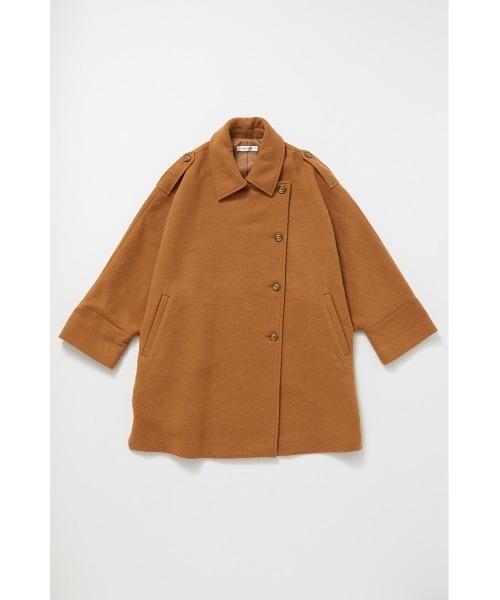 MOUSSY ポンチョコート MOUSSY（マウジー）の「BIG COLLAR PONCHO コート（ポンチョ