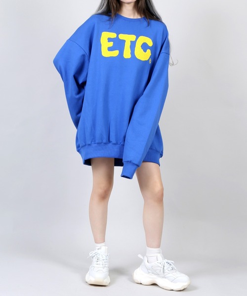 DING（ディング）の「DING/ETCスウェット（スウェット・レディース・ホワイト/ブラック/ブルー/グリーン・FREE）」の11枚目の写真