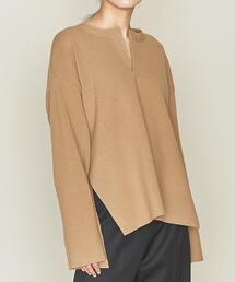 ASTRAET（アストラット）の「＜ASTRAET（アストラット）＞14G ヘンリーネック プルオーバーニット◆（ニット/セーター・レディース）」