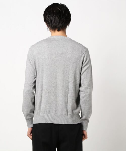 HARVARD(ハーバード)の「【HARVARD】コットンカシミヤVネック(ニット/セーター・メンズ・ネイビー/グレー・M/XL/L)」の4枚目の写真