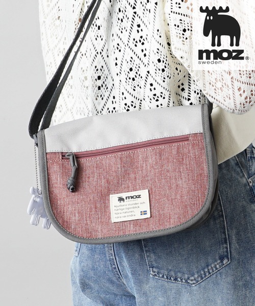 moz（モズ）の「moz(モズ) フラップミニショルダー ZZEI-24（ショルダーバッグ・レディース・ブラック/ネイビー/トリコロール/ベージュ/イエロー×グレー/グレー系2/グレー系1/グレー系その他2/ミント/モスグリーン・ONE SIZE）」の3枚目の写真