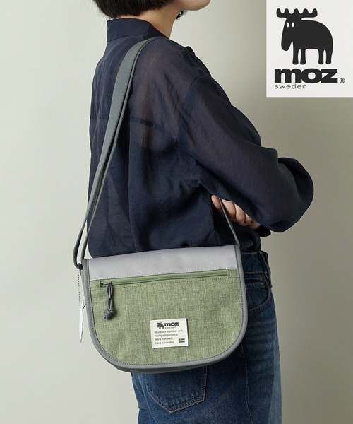 moz（モズ）の「moz(モズ) フラップミニショルダー ZZEI-24（ショルダーバッグ・レディース・ブラック/ネイビー/トリコロール/ベージュ/イエロー×グレー/グレー系2/グレー系1/グレー系その他2/ミント/モスグリーン・ONE SIZE）」の7枚目の写真