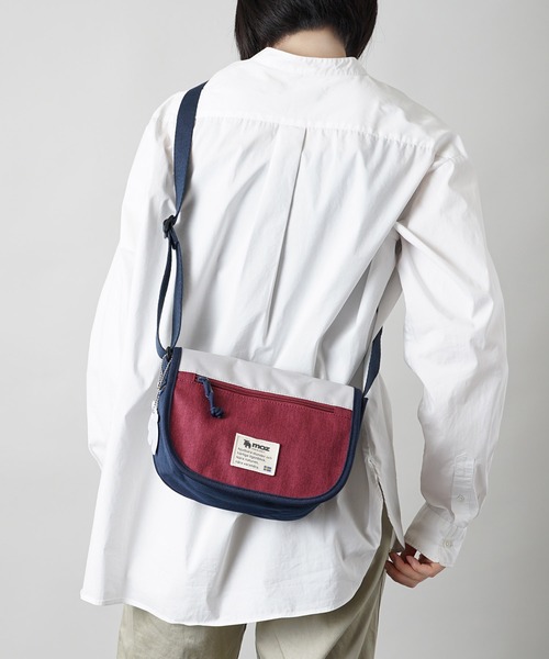 moz（モズ）の「moz(モズ) フラップミニショルダー ZZEI-24（ショルダーバッグ・レディース・ブラック/ネイビー/トリコロール/ベージュ/イエロー×グレー/グレー系2/グレー系1/グレー系その他2/ミント/モスグリーン・ONE SIZE）」の19枚目の写真