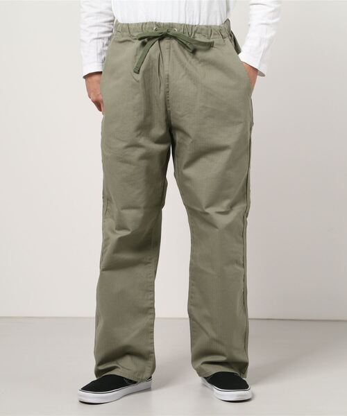 NECESSARY or UNNECESSARY（ネセサリーオアアンネセサリー）の「NECESSARY or UNNECESSARY / ペインター スピンドル パンツ＜MEN＞（その他パンツ・メンズ・オリーブ/インディゴブルー・3）」の2枚目の写真