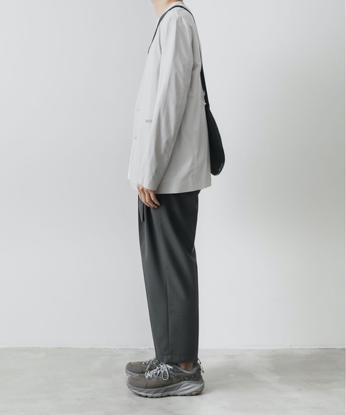 ATTACHMENT（アタッチメント）の「HIGH GAUGE JERSEY COLLARLESS TECHNICAL BLAZER（テーラードジャケット・メンズ・ライトグレー/グレー系その他/ブラック・2/1/3/4）」の13枚目の写真