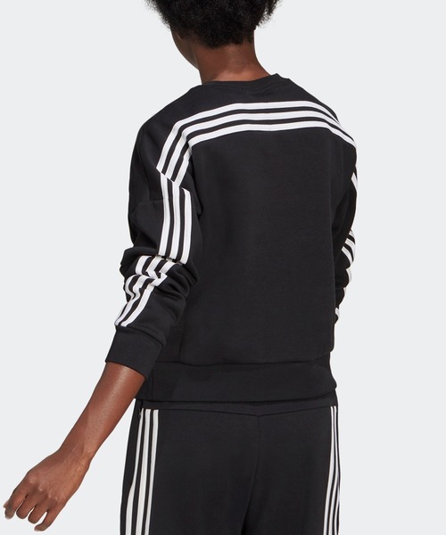 セール アディダス スポーツウェア ラップ 3ストライプス スウェットシャツ Adidas Sportswear Wrapped 3 Stripes Sweatshirt アディダス スウェット Adidas アディダス のファッション通販 Zozotown
