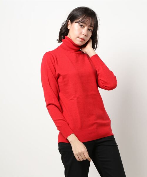WEB限定/OUTLET】【SL】【秋冬】ウールブレンド タートルネック