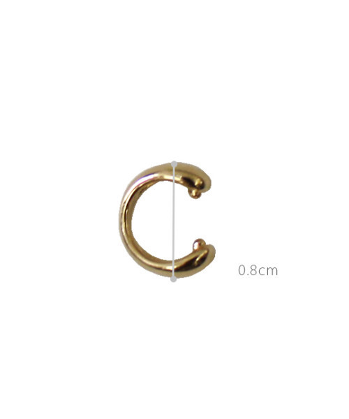 MODE ROBE（モードローブ）の「スモールシンプルイヤーカフ（イヤーカフ・レディース・シルバー/ゴールド・FREE）」の10枚目の写真