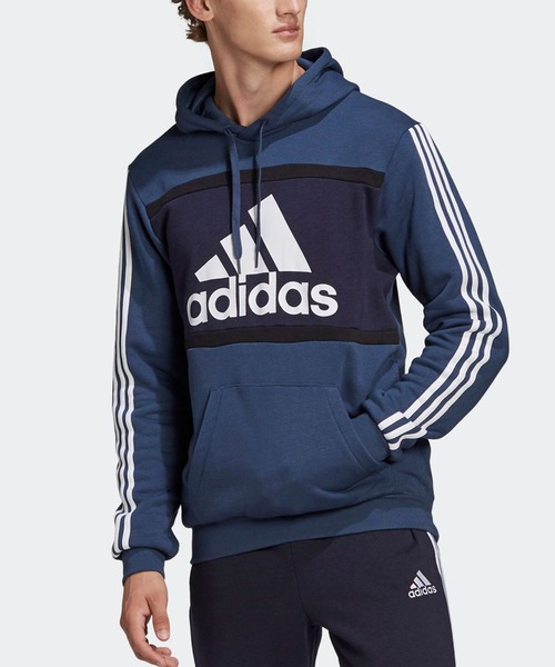 セール エッセンシャルズ ロゴ カラーブロック パーカー Essentials Logo Colorblock Hoodie アディダス パーカー Adidas アディダス のファッション通販 Zozotown