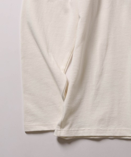 ADAM ET ROPE'（アダムエロペ）の「OEコットン ルーズシルエット モックネック ロンT（Tシャツ/カットソー・メンズ・ホワイト/ホワイト×ブラック/ブラック・S/M/L/XL）」の13枚目の写真