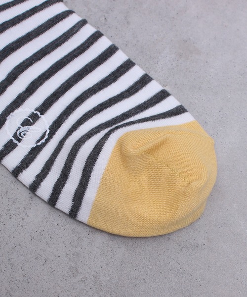 chambre de charme（シャンブルドゥシャーム）の「cdc ボーダーソックス（ソックス/靴下・レディース・ベージュ/ネイビー/オフホワイト・FREE）」の16枚目の写真