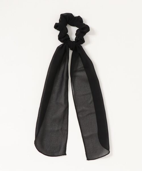 minia（ミニア）の「シフォンシュシュ+リボンSET ＜取り外して別々にも使える2WAY仕様＞　◇（シュシュ・レディース・ブラック/ベージュ/ピンク/モカ・FREE）」の14枚目の写真