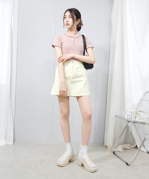 minia（ミニア）の「シフォンシュシュ+リボンSET ＜取り外して別々にも使える2WAY仕様＞　◇（シュシュ・レディース・ブラック/ベージュ/ピンク/モカ・FREE）」の9枚目の写真