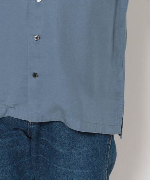 AVIREX（アヴィレックス）の「ボーリングシャツ フィアレス フライヤーズ/BOWLING SHIRT FEARLESS FLYERS/アヴィレックス/AVIREX（シャツ/ブラウス・レディース・ピンク/サンドベージュ/サックスブルー・FREE）」の12枚目の写真