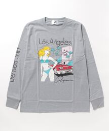 《Bl》レギュラーシルエット長袖プリントTシャツ
