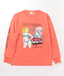 《Bl》レギュラーシルエット長袖プリントTシャツ