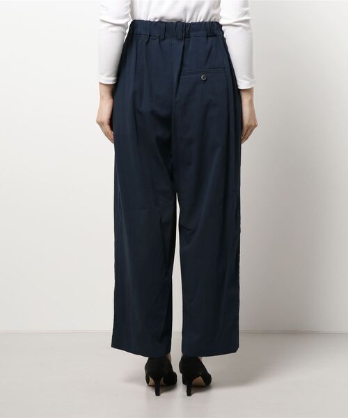 note et silence (ノートエシロンス)の「◇80/2GVラチネ スピンドルパンツ(その他パンツ・レディース・ネイビー/サンドベージュ・FREE)」の10枚目の写真