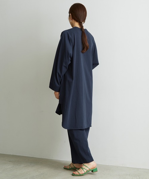 note et silence (ノートエシロンス)の「◇80/2GVラチネ スピンドルパンツ(その他パンツ・レディース・ネイビー/サンドベージュ・FREE)」の22枚目の写真