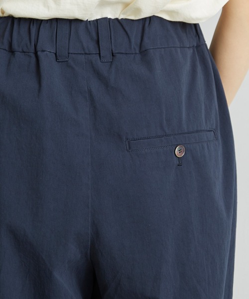 note et silence (ノートエシロンス)の「◇80/2GVラチネ スピンドルパンツ(その他パンツ・レディース・ネイビー/サンドベージュ・FREE)」の8枚目の写真