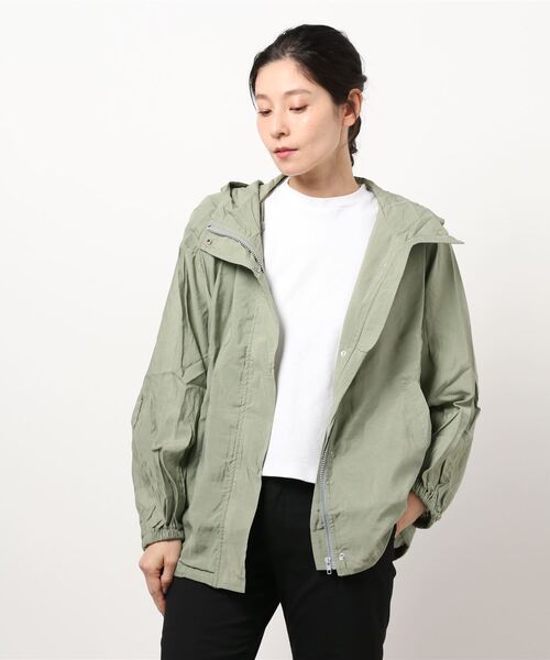 STYLEBLOCK（スタイルブロック）の「シアー素材トレンチ風マウンテンパーカー（マウンテンパーカー・レディース・ダークブルー/オリーブ/ブルー系その他・FREE）」の5枚目の写真