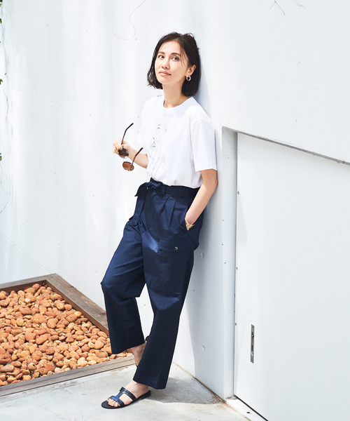 qualite（カリテ）の「【WEB・一部店舗限定】パイロットパンツ（その他パンツ・レディース・ベージュ/ネイビー・38/36）」の4枚目の写真