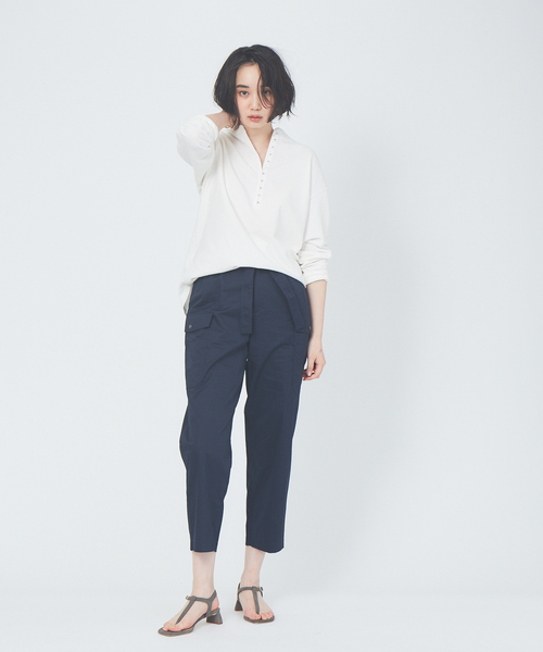 qualite（カリテ）の「【WEB・一部店舗限定】パイロットパンツ（その他パンツ・レディース・ベージュ/ネイビー・38/36）」の16枚目の写真